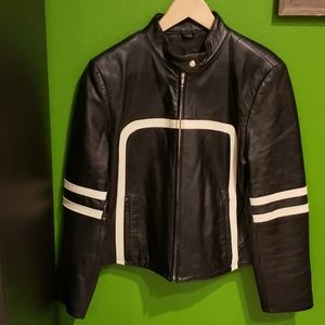 Wilsons Leather Jacket - Moto Style